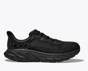 Black Men's HOKA Arahi 7 Running Shoes | 2638409-ER