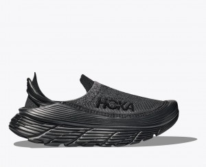 Black Men's HOKA Restore TC Walking Shoes | 7103946-XF