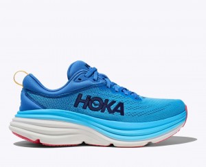 Blue Women's HOKA Bondi 8 Running Shoes | 5942836-OM