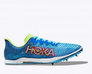 Blue / Green Women's HOKA Cielo X 2 MD Track Spikes | 6192784-SQ