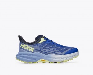 Blue / Light Blue Women's HOKA Speedgoat 5 Trail Running Shoes | 6071982-KB