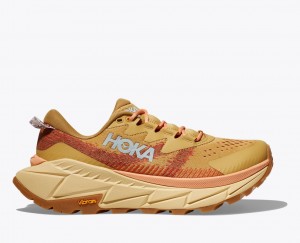 Brown Women's HOKA Skyline-Float X Hiking Shoes | 0623478-HR