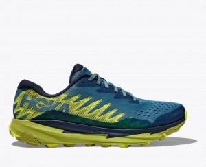 Dark Blue / Green Men's HOKA Torrent 3 Trail Running Shoes | 7526091-SQ