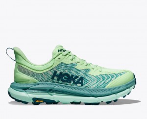 Green Women's HOKA Mafate Speed 4 Trail Running Shoes | 5267349-AB