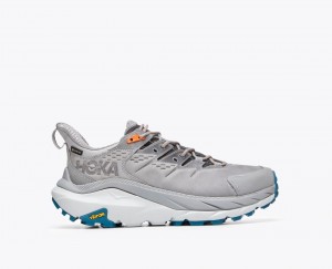 Grey Men's HOKA Kaha 2 Low GTX Hiking Shoes | 1926470-AU