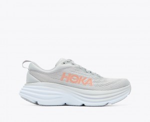 Grey Women's HOKA Bondi 8 Running Shoes | 2781395-CD