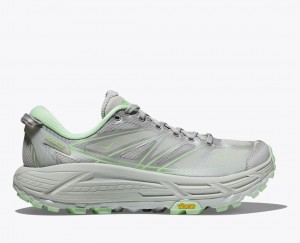 Grey / Green Women's HOKA Mafate Speed 2 Sneakers | 7213594-MU