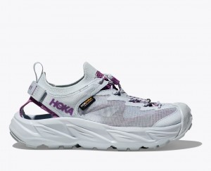 Grey / Purple Women's HOKA Hopara 2 Sandals | 2185367-YK