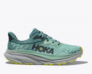 Mint Women's HOKA Challenger 7 Trail Running Shoes | 7563084-RU