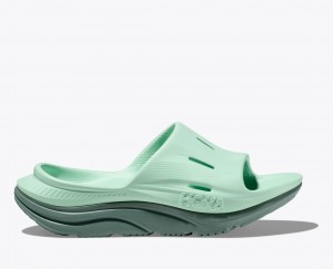 Mint Women's HOKA Ora Recovery 3 Slide | 5801642-BD