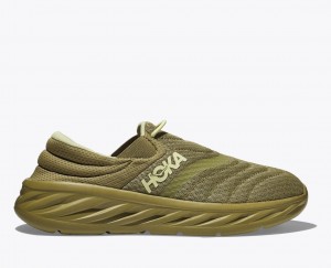 Olive Men's HOKA Ora Recovery 2 Slip On Shoes | 1836549-DH