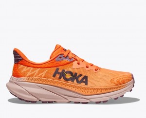 Orange Women's HOKA Challenger 7 Trail Running Shoes | 5167843-VX