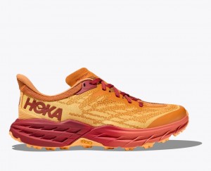 Orange Women's HOKA Speedgoat 5 Trail Running Shoes | 0491756-FU