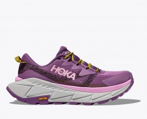 Purple Women's HOKA Skyline-Float X Hiking Shoes | 6291534-OR