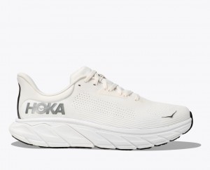 White Men's HOKA Arahi 7 Running Shoes | 5917682-ND