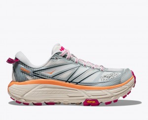 White / Grey / Orange Women's HOKA Mafate Speed 2 Sneakers | 1730952-RN