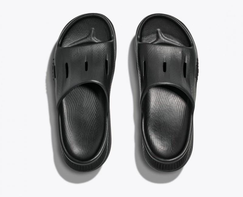 Black Kids' HOKA Ora Recovery 3 Slides | 6512073-HP