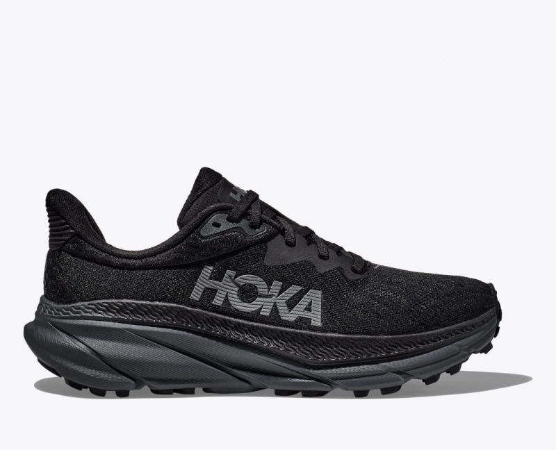 Black Men\'s HOKA Challenger 7 Trail Running Shoes | 0716543-SX