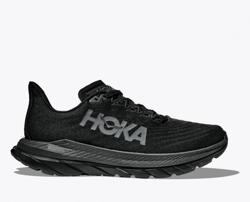 Black Men\'s HOKA Mach 5 Running Shoes | 4638025-YH