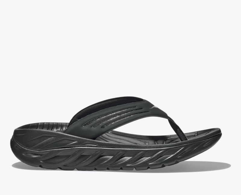 Black Men\'s HOKA ORA Recovery Flip Flops | 3586241-CF