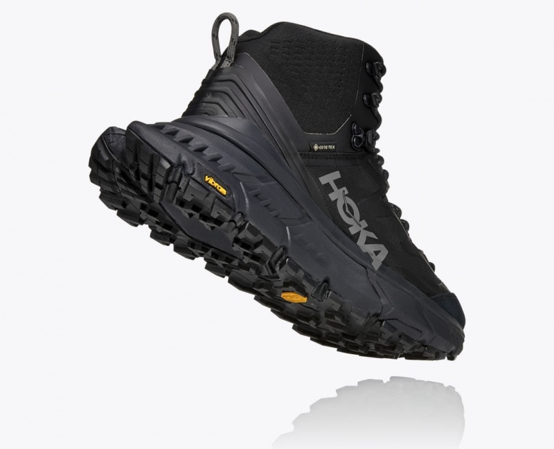 Black Men's HOKA TenNine Hike GTX Hiking Boots | 2394170-EC