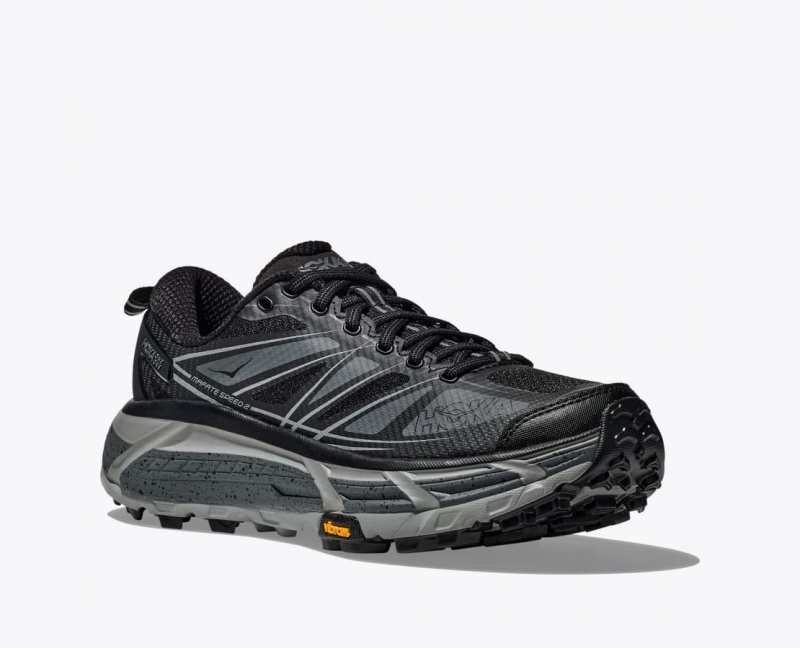 Black Women's HOKA Mafate Speed 2 Sneakers | 1976034-LF