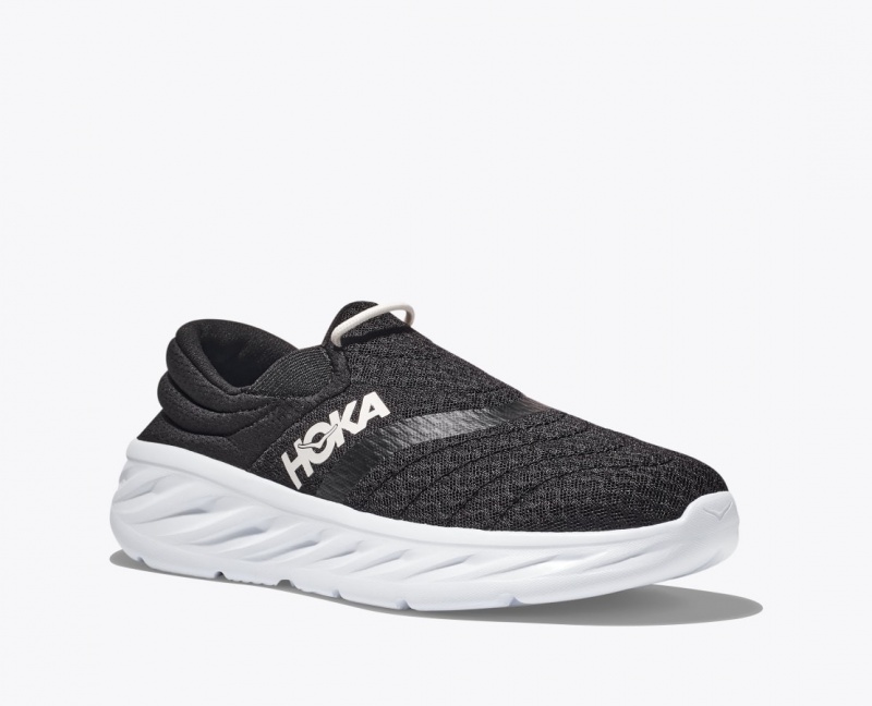 Black Women's HOKA Ora Recovery 2 Slip On Shoes | 0814276-GF