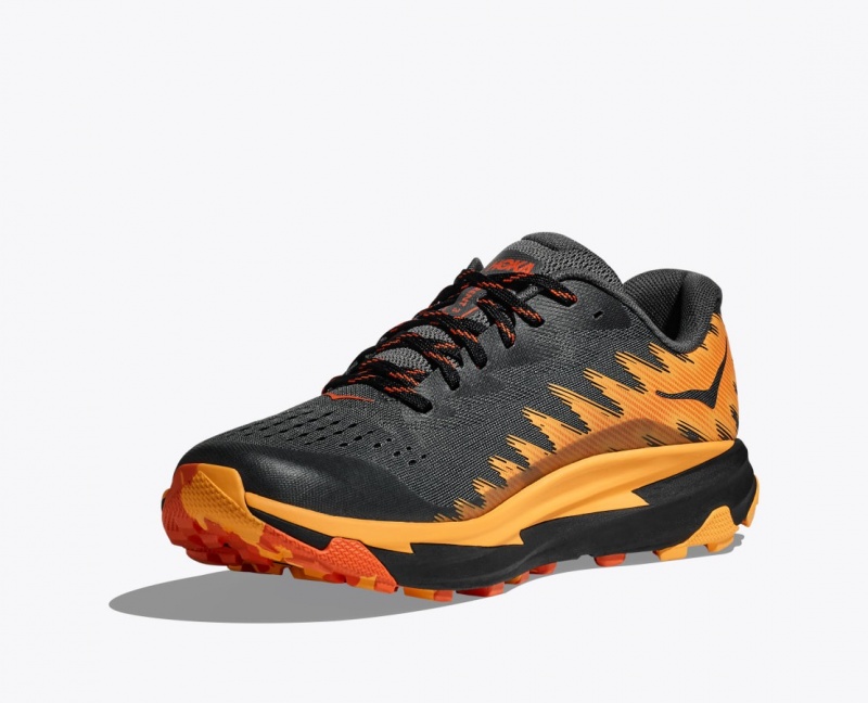 Black / Orange Men's HOKA Torrent 3 Trail Running Shoes | 9843572-NR