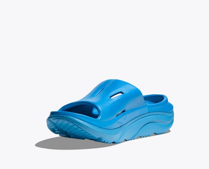 Blue Kids' HOKA Ora Recovery 3 Slides | 4253871-CM