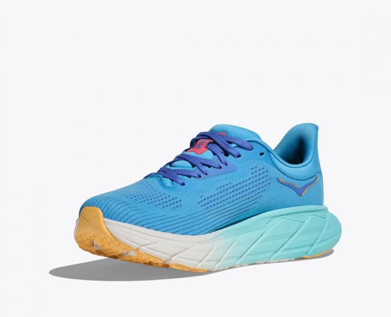 Blue Women's HOKA Arahi 7 Running Shoes | 0683412-WG