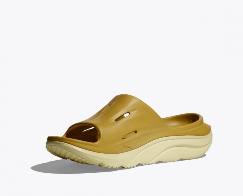 Brown Women's HOKA Ora Recovery 3 Slide | 4152760-UA