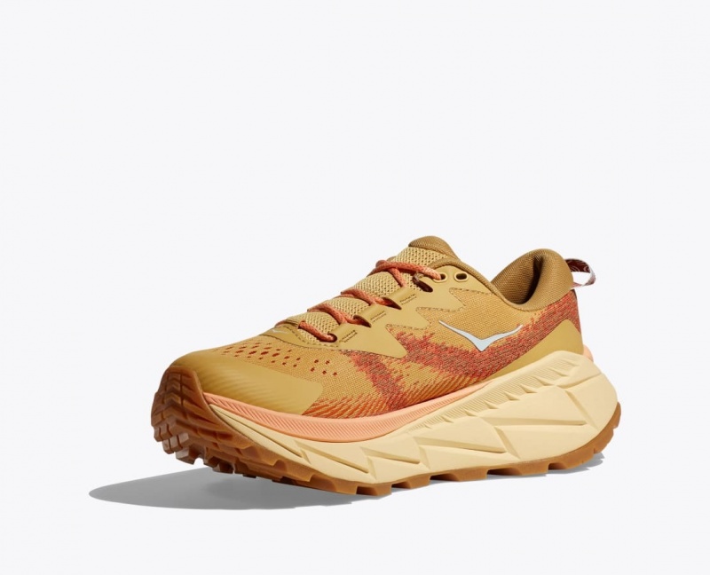 Brown Women's HOKA Skyline-Float X Hiking Shoes | 0623478-HR