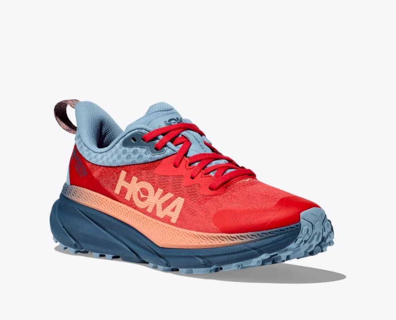 Dark Orange Women's HOKA Challenger 7 GTX Trail Running Shoes | 7690543-VB