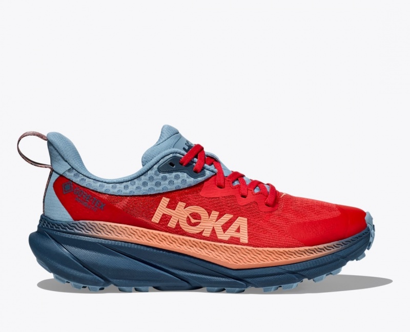 Dark Orange Women\'s HOKA Challenger 7 GTX Trail Running Shoes | 7690543-VB