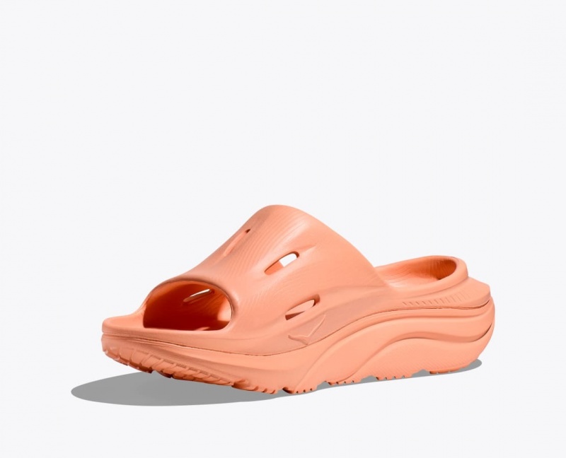 Dark Orange Women's HOKA Ora Recovery 3 Slide | 4961872-QS