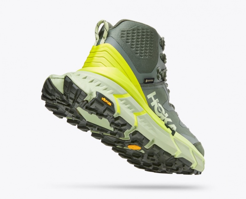 Green Men's HOKA TenNine Hike GTX Hiking Boots | 0931842-XT