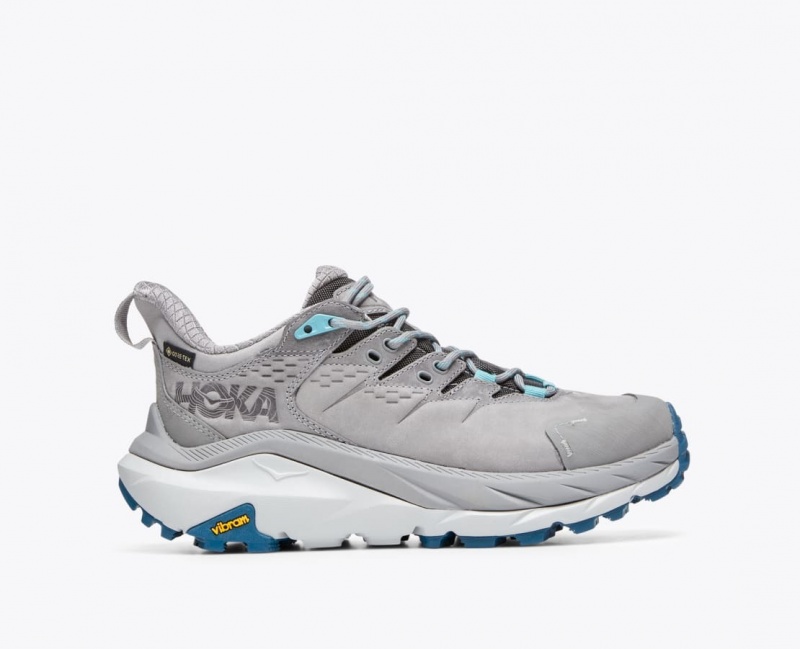 Grey Women\'s HOKA Kaha 2 Low GTX Hiking Shoes | 1063947-EZ