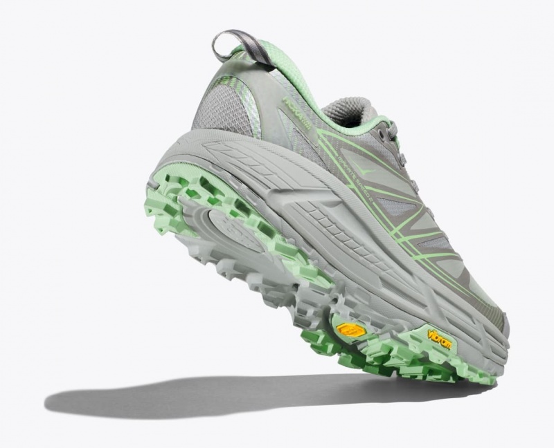 Grey / Green Women's HOKA Mafate Speed 2 Sneakers | 7213594-MU