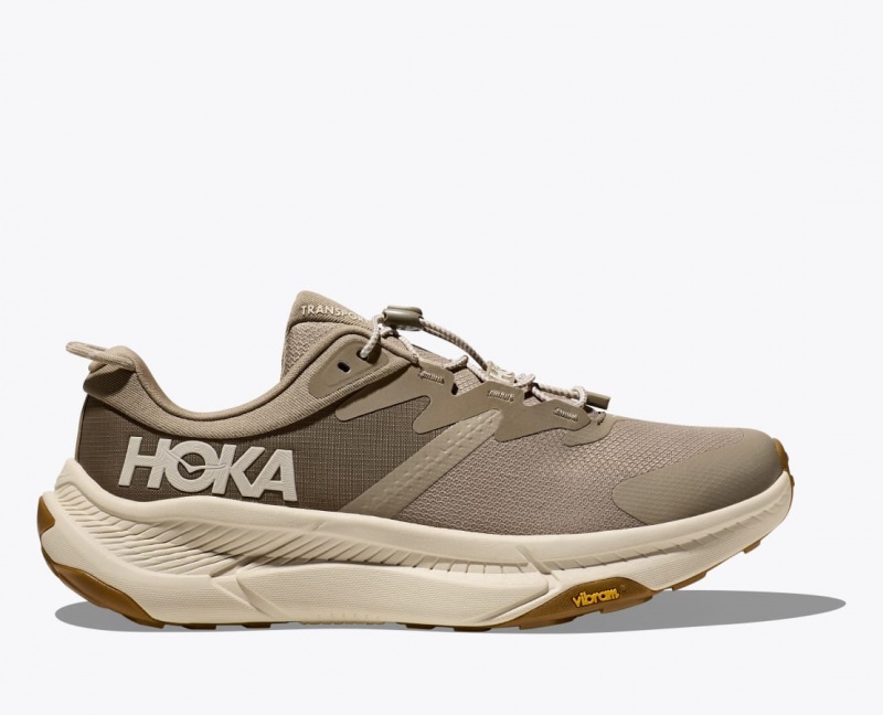 Khaki Men\'s HOKA Transport Walking Shoes | 7012643-UB