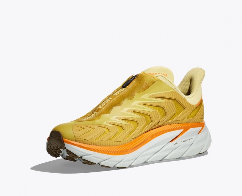 Light Green / Yellow Women's HOKA Project Clifton Sneakers | 5290487-NU