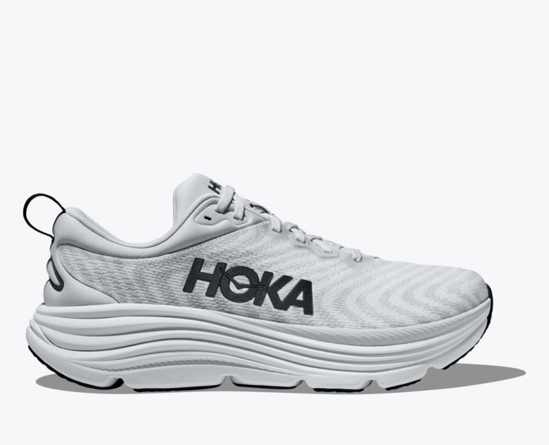 Light Grey Men\'s HOKA Gaviota 5 Running Shoes | 9374510-KP