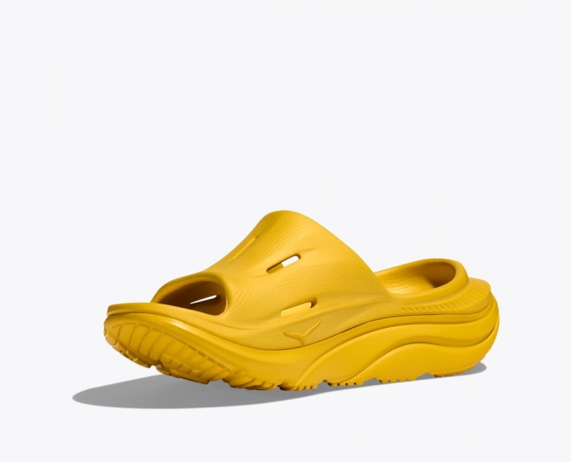 Light Orange Women's HOKA Ora Recovery 3 Slide | 9430278-EH