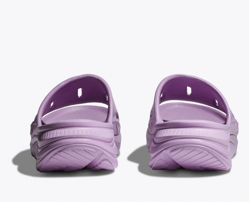 Light Purple Women's HOKA Ora Recovery 3 Slide | 2764089-CI