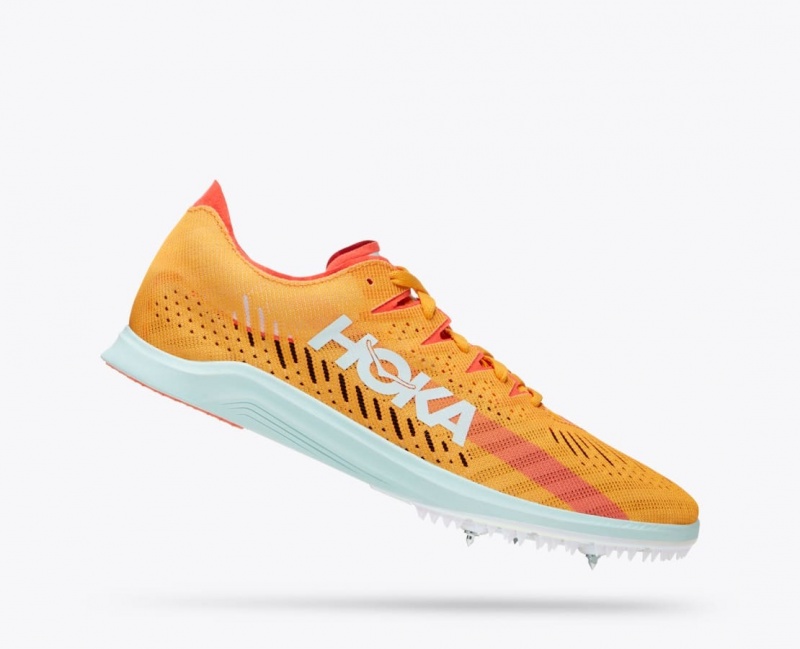 Orange Men's HOKA Cielo X LD Track Spikes | 1930847-CG