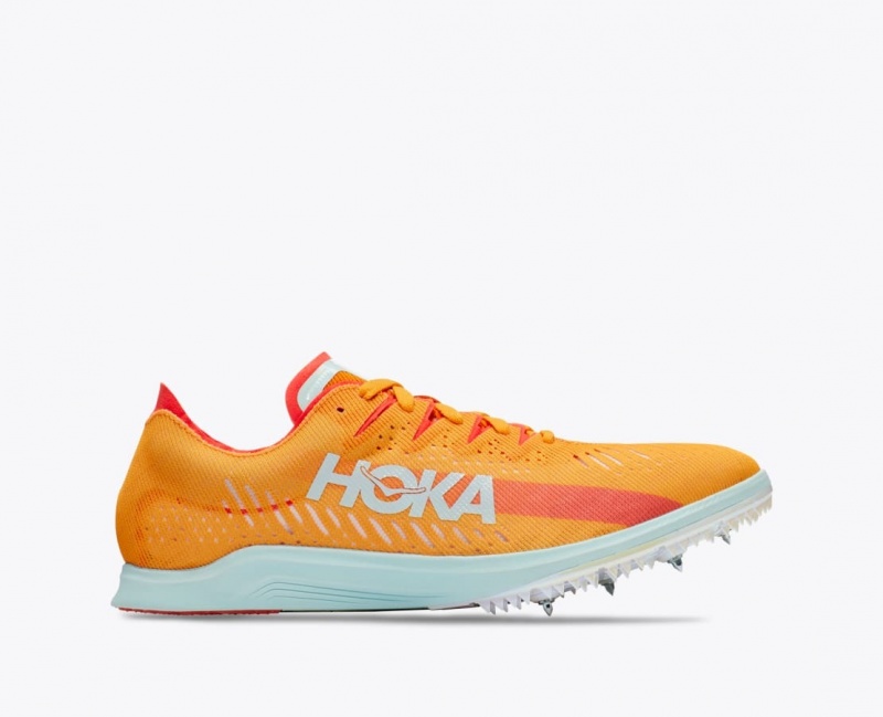 Orange Men\'s HOKA Cielo X LD Track Spikes | 1930847-CG