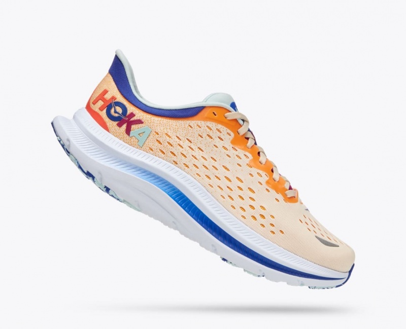 Orange / White Men's HOKA Kawana Sneakers | 0825413-CD