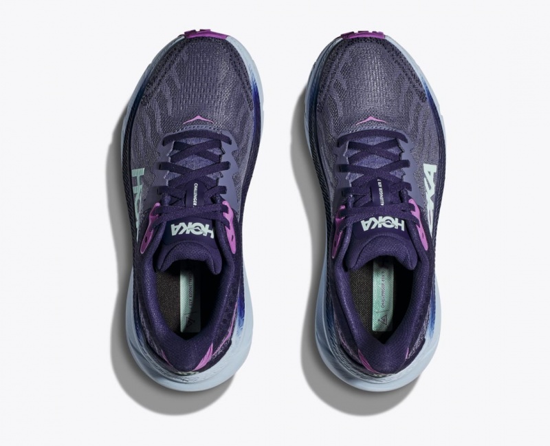 Purple Women's HOKA Challenger 7 Trail Running Shoes | 7204613-WO