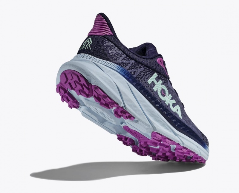 Purple Women's HOKA Challenger 7 Trail Running Shoes | 7204613-WO