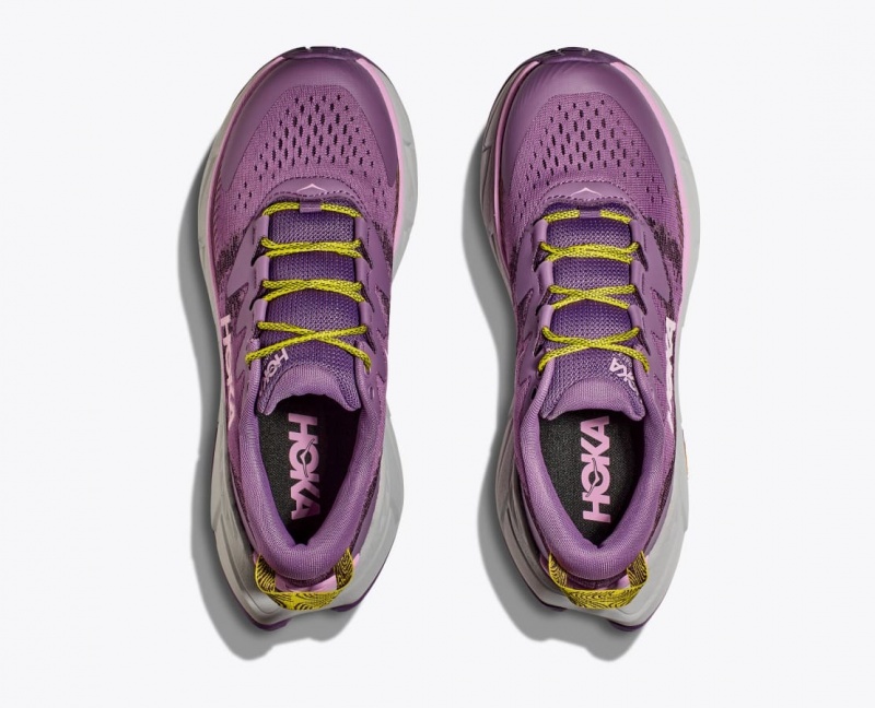 Purple Women's HOKA Skyline-Float X Hiking Shoes | 6291534-OR