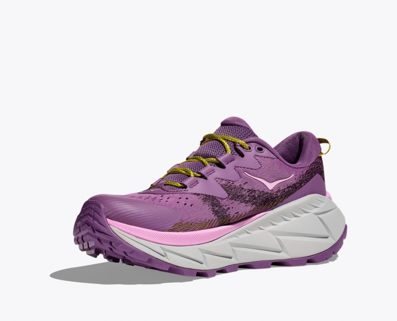 Purple Women's HOKA Skyline-Float X Hiking Shoes | 6291534-OR